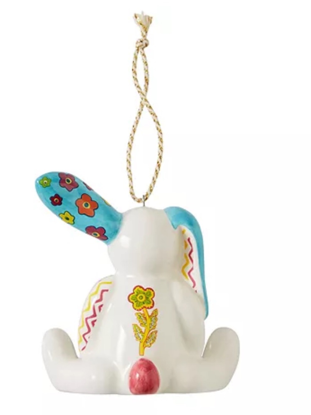 Spode Kit Kemp Minnie Rabbit Patchwork Porcelain Ornament - Picture 5 of 16